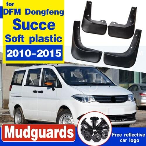 4PCS Mud Flaps For DFM Dongfeng Succe 2010 2011 2012 2013 2014 2015 Mudflaps MudFlap Splash Guards Fender Mudguards Front Rear