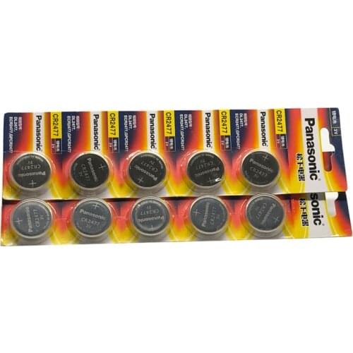 50pcs/lot New Battery For Panasonic CR2477 3V CR 2477 High Performance High Temperature Resistant Button Coin Batteries Cell