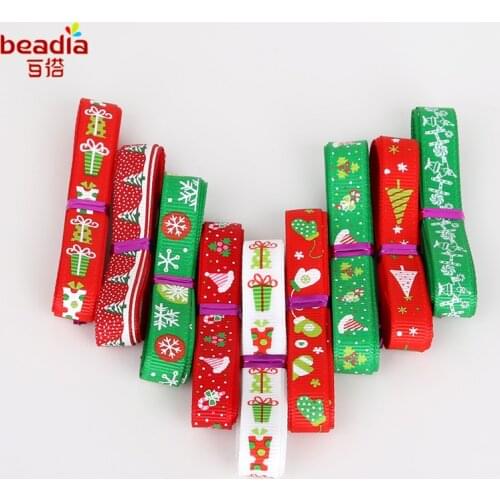 6yards/Bag(6x1yards/Models) 10/15/25mm Random Mixed Colors For Party Christmas Decoration Diy Gift Packing Crafts Accessories