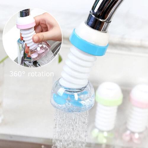 2 Modes Splash-proof faucet aerator Moveable Water-saving Dish Vegetable Clean Tools Diffuser Swivel Kitchen Accessories