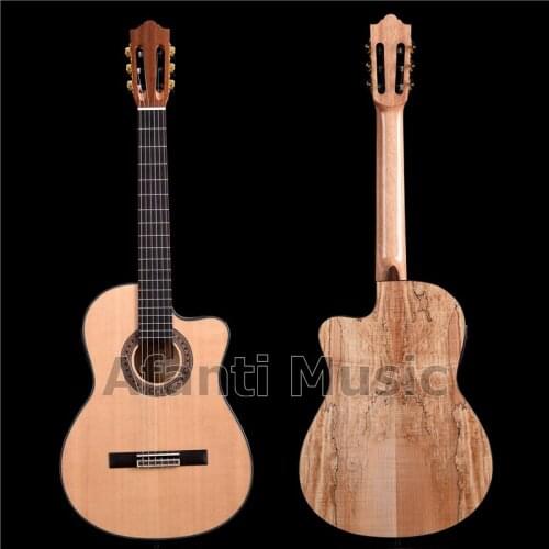 Afanti Music 39 Inch Solid Spruce top Classical Guitar with EQ (ACL-1202-X)