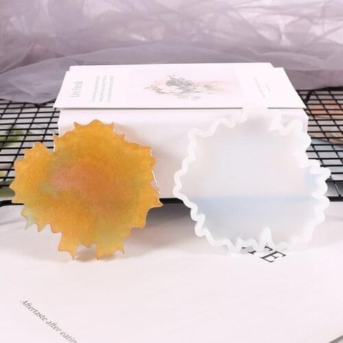 Irregular Coaster Silicone Mold Crystal Expoy Table Ornaments DIY Handmade Making Supplies