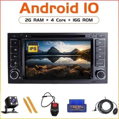 ZLTOOPAI Android 10 Car DVD Player For VW Volkswagen Touareg Car Multimedia Player 2 Din Auto Radio GPS Stereo DVD Player Canbus