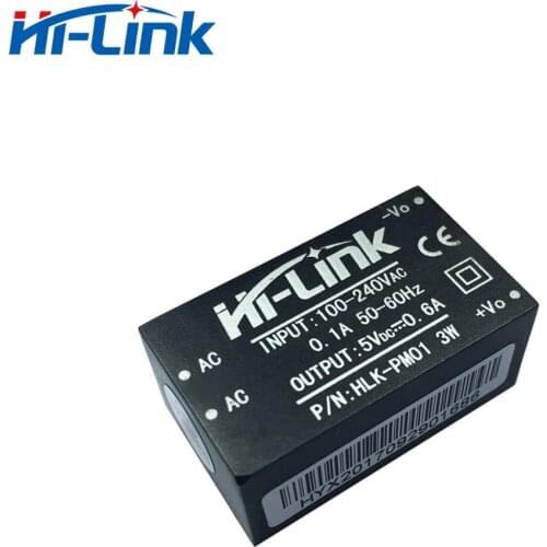 Free Shipping 18pcs/Lot Hi-Link AC DC 5v 3w Mini Switch Mode Power Supply Module 220v Isolated HLK-PM01