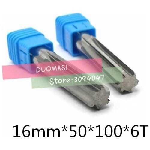Free shipping 1PCS 16mm *100 long straight shank tungsten carbide reamer,machine chucking steel Hard alloy reamer K10