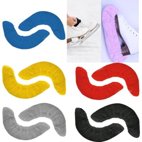1 Pair Skates Blade Cover Jacket Soaker Guard Adult Kids Figure Hockey Skate Blade Cover for Ice Figure Skating