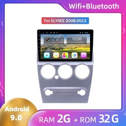 For Citroen Elysee 2008 2009 2010 2011 2012 2013 Android Multimedia GPS Navigator Android 9 2G+32G WIFI Car Radio Player Stereo