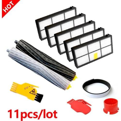 For iRobot Roomba Parts Kit filter 800 900 Series 860 865 866 870 871 880 885 886 890 960 966 980 Debris Extractor HEPA Brushes