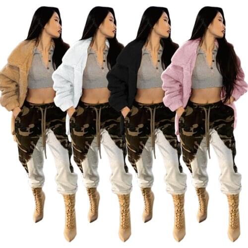 FNOCE 2021 new spring womnes overcoats fashion trends casual streetwear solid long sleeve slim thickened warm slim coats