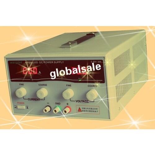 KPS6020D High precision High Power Adjustable LED Dual Display Switching DC power supply 220V EU 60V/20A