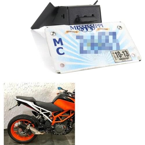 License Number Plate Frame Holder Bracket Fit For KTM DUKE 125 Duke 250 Duke 390 2017-2021 Rear Tail Tidy Fender Eliminator kit