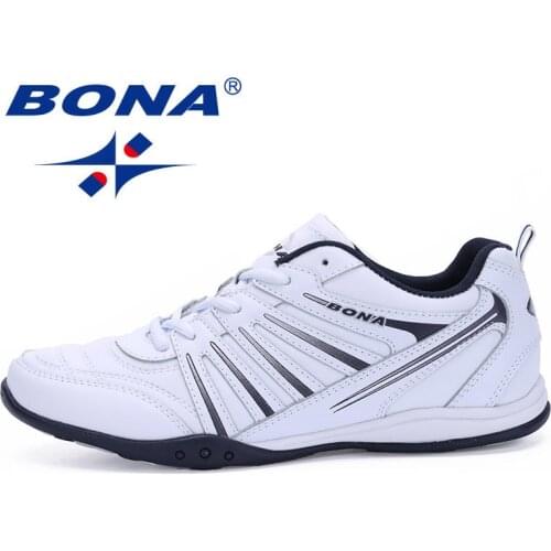 BONA New Running Shoes For Mens Comfortable Sneakers Men Breathable Jogging Walking Shoes Outdoor Leisure Lace up Sports Shoes