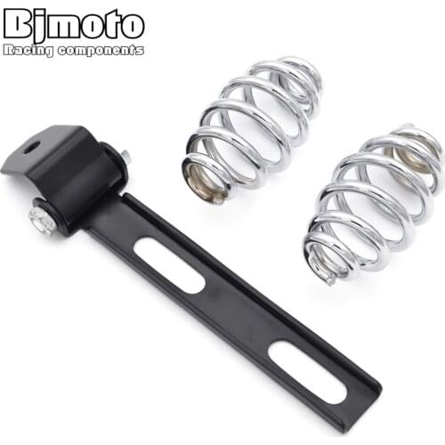 Moto Sportster Bobber Chopper Solo Seat Adjustable Bracket Mounting Springs Bracket Heavy Duty For Kawasaki Honda Suzuki