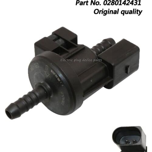 OEM 0280142431 Vapor Canister N80 Purge Valve for Volkswagen Golf Beetle Jetta Passat Audi Q7 S5 RS5 TT R8 A6 A8 06E906517A