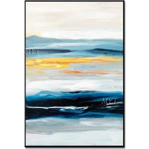 Landscape Abstract Oil Painting On Canvas Living Room Home Pictures Modern Wall Art Oil Paintings 100% Handpainted Unframe