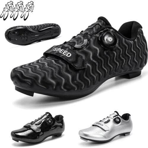 Professional Road Cycling Shoes Mens Outdoor Non-Slip Sports Bicycle Shoes Self-Locking Road Racing Womens Cycling Sports Shoe