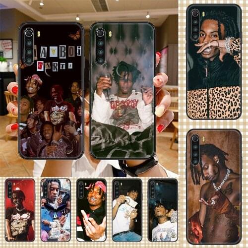 Rapper Playboi Carti Phone case For Xiaomi Redmi Note 7 7A 8 8T 9 9A 9S 10 K30 Pro Ultra black trend prime silicone hoesjes tpu