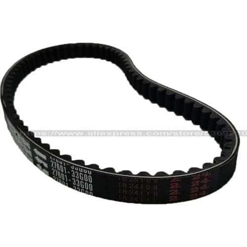 High quality Motor Scooter Moped Rubber Drive Belt 27601-33G00 for QS125T-2 QS100T