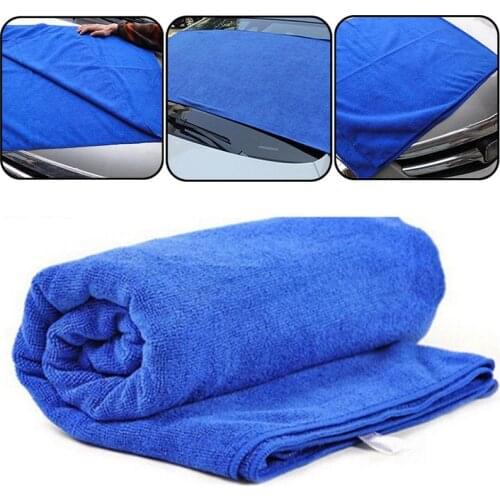 Car Cleaning Cloth Blue Microfiber Towel for Car WashingTool Auto Vehicle Wiping Beauty Towel Cleaning Rag 60x160mm