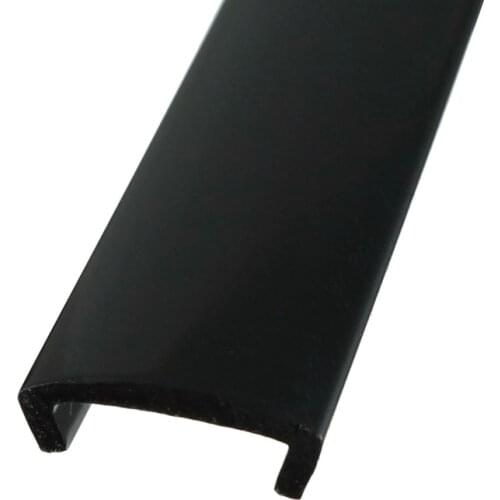 20ft 6m Length Black Plastic U-Molding U Moulding for 5/8" 16mm Width Arcade MAME Game Machine Cabinet