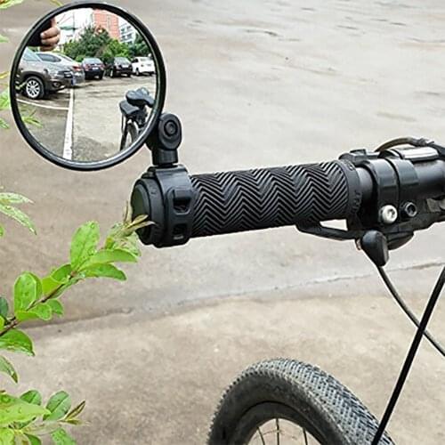 Universal Motorcycle Mirror Aluminum Black Handle Bar End Rearview Side Mirrors Suitable for 15-33mm bike Motorcycle Accessories