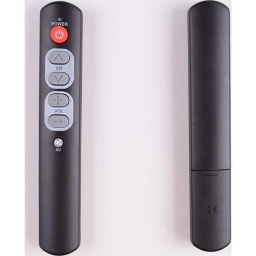 6 keys Big Button Universal Learn Remote Control Programmable , Infrared IR Controller for STB TV DVD DVB HIFI box