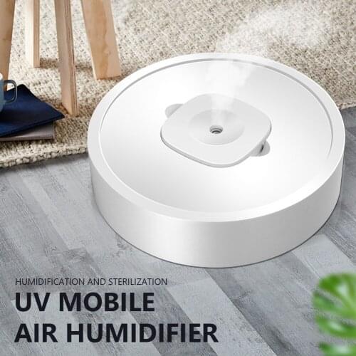 Electric Humidifier Movable Smart UV Cleaning Sterilize Smart Robots Disinfection Humidifying Mobile Sterilization Household