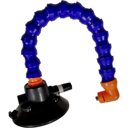 4.5 Inch Vacuum Suction Cup Hand Pump Base Paintless Dent Repair Suction Extractor with flexible stand for Dent Repair light