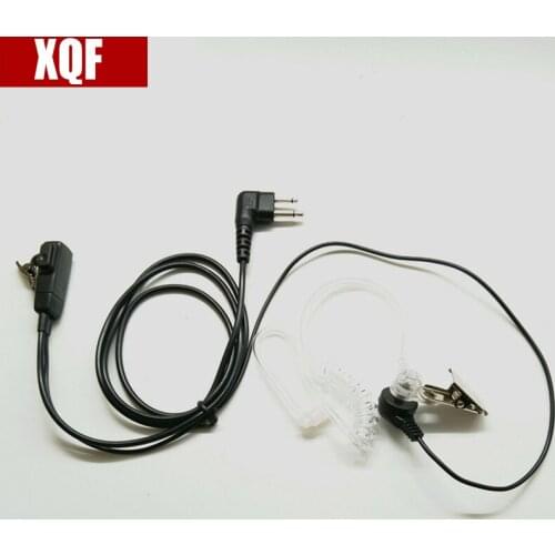 XQF Acoustic Air Tube Earpiece Headset for Motorola Walkie Talkie Radio for GP3688 GP300 GP308 GP68 CP040 CP100