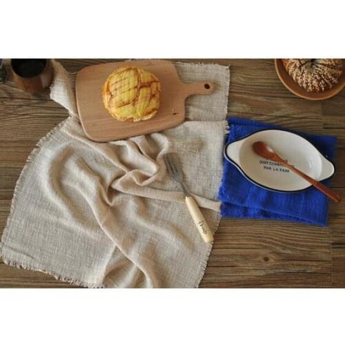 Handmade cotton linen baked napkin