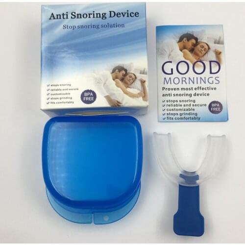 Anti Grinding Stop Snoring Bruxism Guard Teeth Brace Protector Mouth Guard Sleeping Aid Health Care Blocker Stopper With Box Set