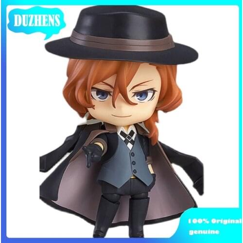 100% Original: Bungo Stray Dogs Nakahara Chuuya Q version figma Action Figure Anime Figure Model Toy Figure Collection Doll Gift