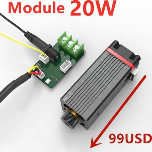 20W 450nm Blue Light Laser Head for Master Series DIY Carving Engraving Machine Engraver Accessory DIY Tools laser module head