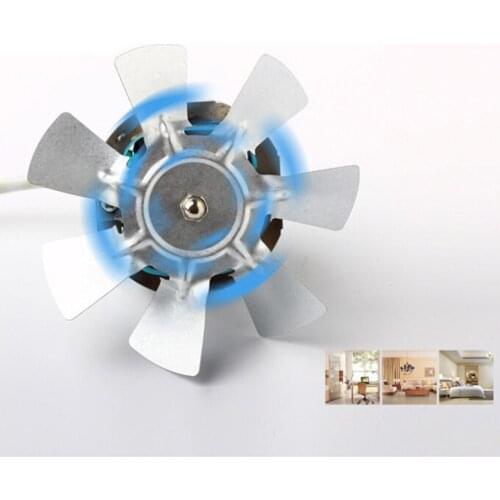 4 inch 100mm 20W Inline Duct Booster Fan Ventilation Exhaust Air Blower White,Pack of 2