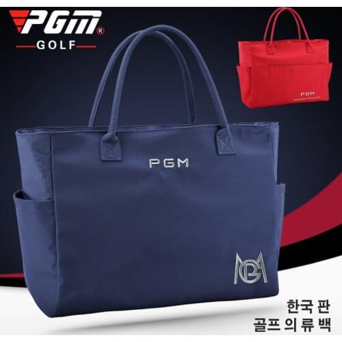 Send Accessories Ball PGM Golf Clothes Bag Ladies Luggage Bag Waterproof Korea Nylon Handbag Bag Ultra Light Portable Summer New