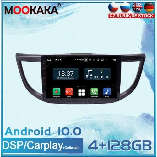 Android 10 For Honda CRV CR-V 2012-2016 Car Multimedia Player GPS Navigation Head Unit Auto Radio Stereo Tape Recorder Carplay