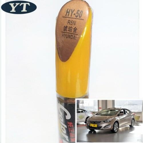 Car scratch repair pen, auto paint pen GOLD color for Hyundai IX35 IX25 Elantra Accent I30 Verna Tucson Sonata Santafe