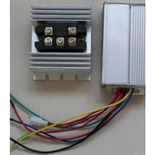 Free Shipping 48~72V Controller 9 mofset rectifier Gasoline Engine Electric tricycle four wheel car charging power generation