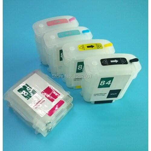 BOMA HP84 HP85 Refill ink cartridges with ARC chips for For HP Designjet 30 90 130 printers for HP 84 85 printer ink cartridges