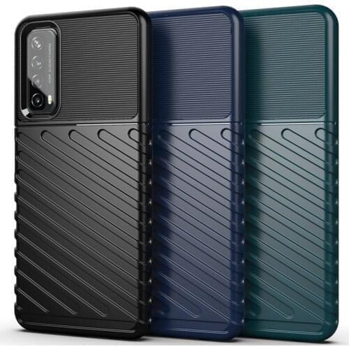 For Huawei P smart 2021 Case Cover Shockproof Bumper Armor Rugged Soft Back Cover P smart 2021 Phone Case Huawei P smart 2021