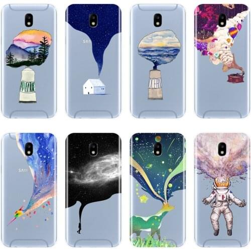 Phone Case For Samsung Galaxy J4 J6 J8 Plus 2018 J3 J5 J7 2015 2016 2017 Silicone Art Star Back Cover For Samsung J2 J5 J7 Prime