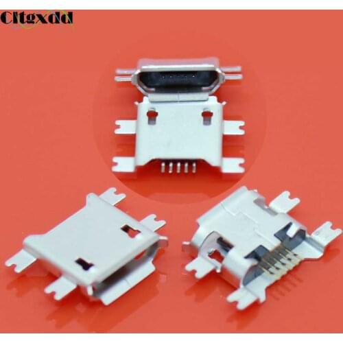 Cltgxdd Micro USB Port Dock Charger Connector for Lenovo A68E ZTE V880 U880 N880S N760 Huawei C8650 Y220 U8660 U8661 A919 S908