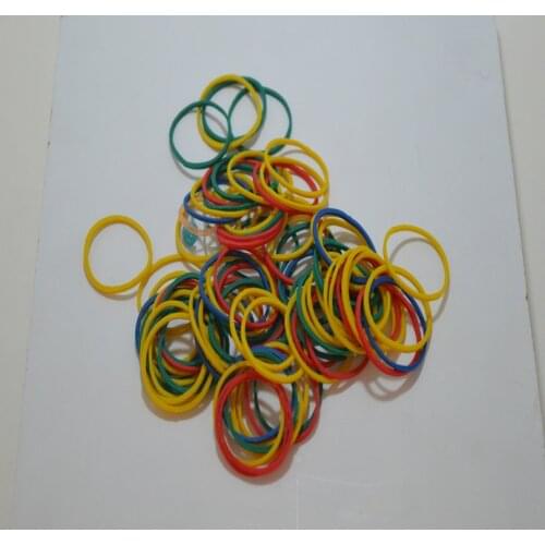 Color Elastic Rubber Bands Bank Paper Bills Money Stretchable Band Sturdy Stretchable Rubber Elastics Bands for Home Office