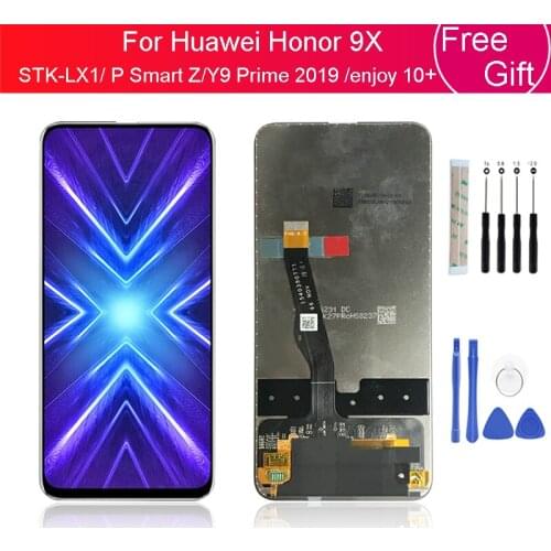 For Huawei Honor 9X LCD STK-LX1 P Smart Z Display Touch Screen Digitizer Assembly For Huawei Y9 Prime 2019 enjoy 10+ Replacement