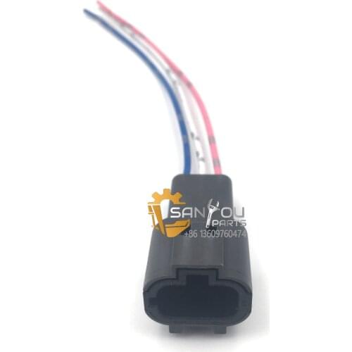 Hitachi Sensor plug Hitachi Excavator EX200-5 4614912 fitting sensor plug 4444902 Angular Sensor Plug with 3 Pins