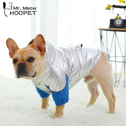 Hoopet Pet Dog Clothes Winter Coat Warm Pet Clothing For Dog Jacket Puppy Vest Jacket For Small Medium Large Dogs