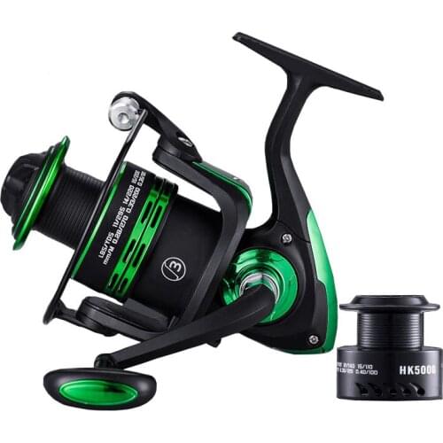 Metal Spool Spinning Reel 1000-7000 Spinning Fishing reel Free spare line cup Spare Spool fishing wheel Saltwater Carp Feeder