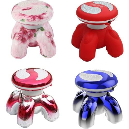 Mini Full Body Massage Wave Vibrating Electric Handled Massager USB Rechargeable