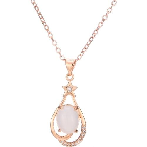 Natural White Hetian Jade Drop Pendant Necklace 925 Silver Jadeite Chalcedony Amulet Fashion Charm Jewelry Gifts for Women Her