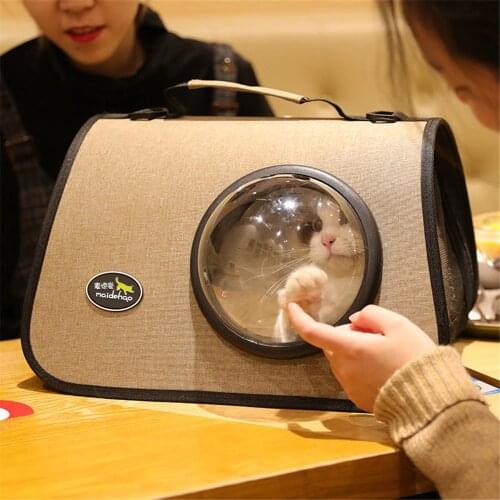 Cat Bag Go out Portable One-shoulder Breathable Handbag Space Capsule Messenger Backpack Dog Cat Take-away School Bag